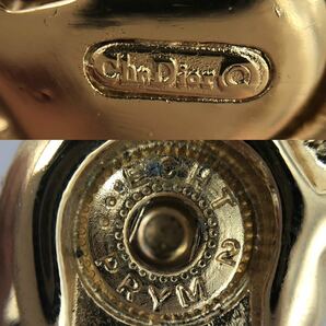 Christian Dior クリスチャン ディオール チョーカー ラインストーン ゴールドファッション アクセサリー P615の画像5