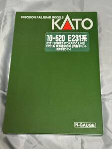 KATO 10-520 231系東海道線仕様(湘南新宿ライン) 8両セット+サハ2両 中古品 強化スカート付
