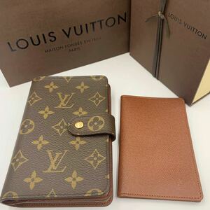 【廃盤 希少】元箱 袋付 良品 ★ LOUIS VUITTON ルイヴィトン モノグラム ポルトパピエ ジップ M61207 SP0025 二つ折り 財布手帳 ケース 