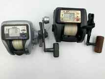 【②ベイトリール まとめ】Daiwa ダイワ スーパー タナコン 電動リール X500CP★タナセンサー S 200早技★gs-30 速攻★ダイナミック gs-35_画像5