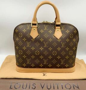 ☆ほぼ未使用品【保存布袋付 状態良好】LOUIS VUITTON ルイ・ヴィトン モノグラム ハンドバッグ アルマPM M51130/TH0928 ショップ購入袋付