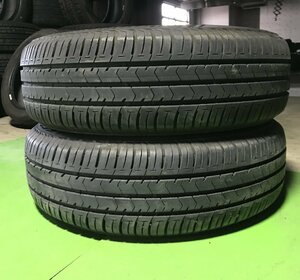 管理番号：C2-18-4●【送料無料！2本セット】185/65R15 BS Ecopia NH100 2020年製1本 2021年製１本 山あり/夏タイヤ/適格請求書発行可能