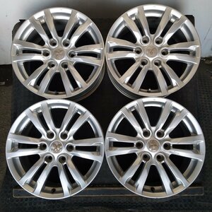 管理番号：A1-173【4本価格】【18×7.5J 6x139.7 ET+46 ハブ67】三菱純正・パジェロ V98W等・直接引取・適格請求書発行可能