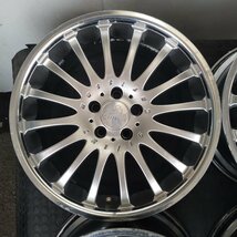 管理番号：A2-4【4本価格】【19×8.5J 19x10J 5x114.3 ET+40/+45 ハブ73】carlsson・前後サイズ違い・店頭引取・適格請求書発行可能_画像5