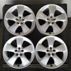 管理番号：A2-14【4本価格】【17x7J 5x100 ET+50 ハブ54】トヨタTOYOTA純正・プリウスZVW30等・直接引取可能・適格請求書発行可能