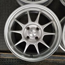 管理番号：A2-36【4本価格】【15x6J 4x100 ET+45 ハブ73】ブリヂストン ECO FORME・コンパクトカー等・直接引取・適格請求書発行可能_画像5