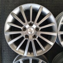 管理番号：A2-56【４本価格】【16x6J 5x114.3 ET+50 ハブ60】スズキSUZUKI純正・スイフトスポーツ等・店頭引取・適格請求書発行可能_画像6