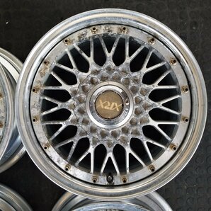 管理番号：A2-85【4本価格】【14×6J 5x100 ET+40 ハブ65】SSR SPEED STAR TYPE FF・フォルクスワーゲン ポロ等・適格請求書発行可能の画像3