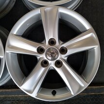 管理番号：A2-93【４本価格】【16x7J 5x114.3 ET+40 ハブ60】トヨタ純正・マークX 130系等・店頭引取可能・適格請求書発行可能_画像4