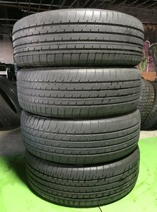 管理番号：C2-1-2●【送料無料！4本セット】215/60R17 YOKOHAMA BluEath XT AE61 2020年製 山あり 夏タイヤ/適格請求書発行可能