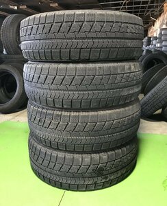 管理番号：C2-16-4●【送料無料！4本セット】215/65R16 BS VRX 2019年製 山あり/冬タイヤ/適格請求書発行可能