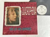 【伊Ori】QUADROPHENIA / Love Joy And Happiness(Accapella,Sax Ver,Dub,Inst)12inch NEW AGE ITALY AGE302 90年ITALO HOUSE,SAX HOUSE,_画像1