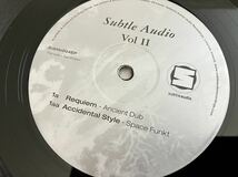 【IRELAND限定盤/2×12inch】subtle audio Vol.Ⅱ Requiem/Accidental Style/Mecca/Dan Habarnam/Sub SUBTLE004EP 10年DRUM'N'BASS,JUNGLE_画像5