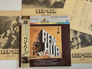 [3 листов комплект /86 год цифровой версия ] Ben * - -BEN-HUR с лентой LD G168F5536 59 год Daisaku чувство рабочий товар,William Wyler,Charlton Heston,Jack Hawkins,