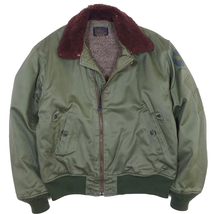 HOUSTON FLIGHT JACKET ヒューストン B-15A フライトジャケット 40 オリーブ_画像1