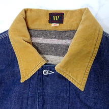 OLD WAREHOUSE DENIM COVERALLS BLANKET オールド ウエアハウス インナーブランケット デニムカバーオール 40_画像5