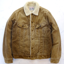 Lee STORM RIDER CORDUROY JACKET リー ストームライダー 裏ボア コーデュロイジャケット カーキ Mサイズ_画像8