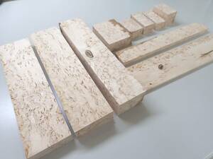 マズアバーチ　端材１０点　希少　木材　銘木　木材