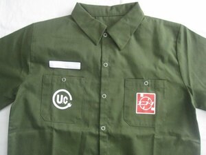デッドストック ユニコーン100周年ツアー百が如くグッズ UCFC限定ワークシャツS オリーブ 未使用
