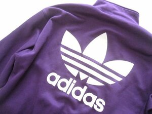 ビンテージ90年代デサント時代adidasアディダス 背中デカトレフォイルロゴ トラックトップジャージO