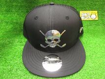 GK尾張旭◇ 新品577【人気】 ◆NEWERA◆ニューエラ◆13517889◆9FIFTY トラッカー Skull SHELTECH◆ブラック◆スカル◆メッシュキャップ◆_画像1