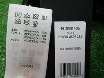 GK尾張旭◇ 142 【新品即決】オークリー FOS901405 スカルハイブリッドバイザー 23.0◆70A/Fグリーン◆頭周り約58センチ◆現品限り！！◆_画像6