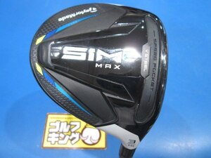 GK鈴鹿☆ 中古547 テーラーメイド★SIM2 MAX★Diamana ZF70(JP)★X★3W★15度★シム2 マックス★おすすめ★