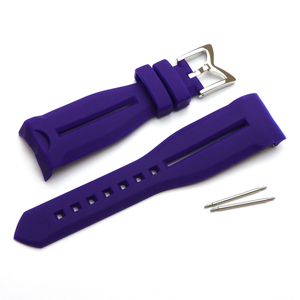  with guarantee 24mm width GaGa MILANO GaGa Milano all-purpose rubber belt purple purple 48mm Chrono Chronomana-reManuale 5010 5011 5012 6050