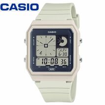 CASIO カシオ LF-20W ライトグレー スタンダード アナデジ 薄型 腕時計 レディース キッズ 女性 子供 小学生 中学生 簡単操作_画像1