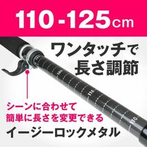 シナノ SINANO フォールダー TWIST 110-125 ブラック 2本セット トレッキングポール 形状I型 折りたたみ式 新品 未使用_画像2