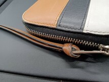 ロエベ　LOEWE ZIP AROUND WALLET MARINE ジップアラウンドウォレット　マリン　ラウンドファスナー　長財布　レザー_画像8