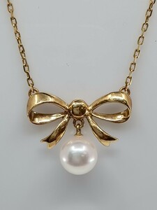 MIKIMOTO　ミキモト　パールネックレス　18K 