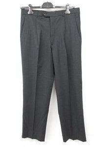 超美品 【アルマーニコレツィオーニ ARMANI COLLEZIONI】パンツ ワンタックスラックス (メンズ) size52/R チャコールグレー ■29MPA0183■