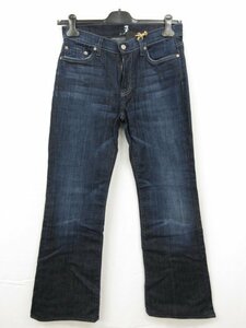  не использовался [ Seven For All Mankind ] б/у обработка стрейч BC Denim 02-9207001 USA производства ( мужской ) size30 индиго #5MPA0218#