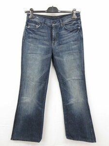 【セブンフォーオールマンカインド 7 For All Mankind】 ユーズド加工デニム セミフレアー 02-7307104(メンズ)size30 インディゴ■5MPA0222