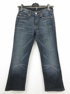 Super Beautiful Goods [семь четыре всех человечества 7 для всех человечества] промывая джинсовые брюки (мужчины) Size30 Indigo Blue ■ 29mpa0233