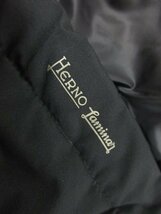 HH美品【ヘルノ HERNO】PI064UL-11106-9300 ラミナー GORE WINDSTOPPER 2WAY フードライナー付ダウンコート (メンズ) size48 黒●17MW2927_画像6