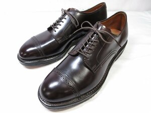 未使用品 【ALDEN オールデン】 旧ロゴ 56458 コードバン シューズ 靴 (メンズ) size8C モディファイドラスト バーガンディ ■18HT2402■