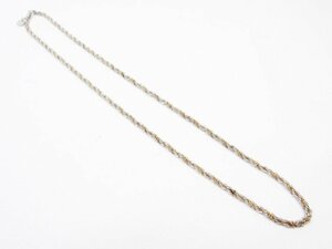  beautiful goods [ Tiffany TIFFANY&Co.] Vintage screw twist combination necklace ( lady's ) SV925 K18 gross weight approximately 15g #7CC0986#