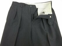 超美品 【バーバリーロンドン BURBERRY LONDON】 ウール シングル2ボタン スーツ (メンズ) sizeA5 グレー系 ストライプ柄 ■2RMS7844■_画像5