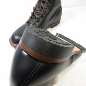 HH 極美品 【レッドウィング RED WING SHOES】 9060 ベックマン BECKMAN ワークブーツ 靴 (メンズ) size26.5 ブラック ■18MZA4665■の画像3