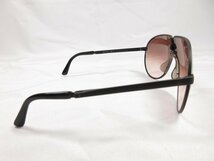 【ポルシェデザイン Porsche design】 CARRERA カレラ 折りたたみ サングラス メガネ 眼鏡 めがね アイウェア (メンズ) 黒 5622■7ME6433_画像4