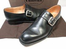 HH超美品 【チャーチ Church’s】 5都市 WESTBURY ウェストバリー モンクストラップシューズ 靴 (メンズ) size70 ブラック ■18MZA4761■_画像1