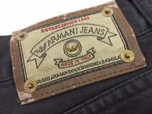 美品 【アルマーニジーンズ ARMANI JEANS】 コットンパンツ スラックス (メンズ) size30 ネイビー イタリア製 ■29MPA0440■_画像3