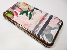 未使用 【テッドベイカー Ted Baker】 ミラー付き 花柄 Phone Xケース スマホケース (レディース) ピンク系 ■7LE3659■_画像3