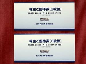 ☆☆☆【送料（宅急便コンパクト）込】セントラルスポーツ株主優待券(12枚)☆☆☆