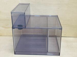 一台限定　特注塩ビ濾過槽　450×350×300(二層式)+ウールBOX 未使用 　コトブキプロスタイル900Lキャビに最適♪