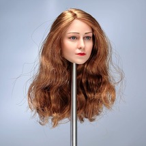 価格調整 汎用 1/6 交換 ヘッド アクションフィギュア 専用 外国人 女性 明るい髪 白人 金髪 ブロンズ 1/6 PVC 頭部 女性 モデル G304_画像4