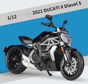 価格改定 完成品 ダイキャス バイク 2021 DUCATI X Diavel S ミニカー 1/12 ミニチュア オートバイ ドゥカティ ディアベル G310