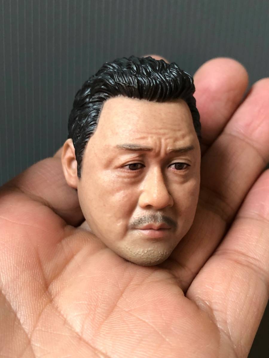 Price Adjustment Replacement Head Action Figure Exclusive Male Asian Uncle Korean 1/6 Custom Head Replacement Head Ma Dongseok E527, doll, character doll, custom doll, others